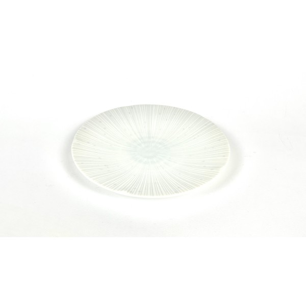 WHITE PEARL PLATE 21 CM