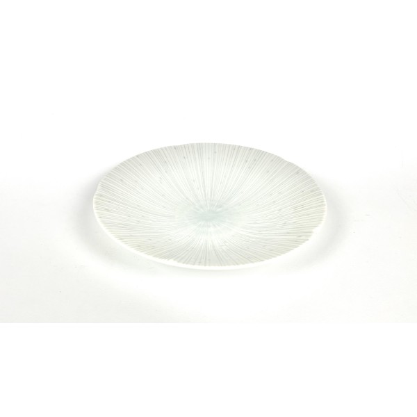 WHITE PEARL DEEP PLATE