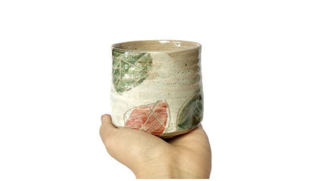 YUNOMI LEAF DA 2 - ceramica giapponese