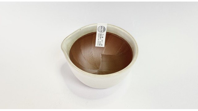 Suribachi in ceramica - Mortaio Giapponese con Base Antiscivolo